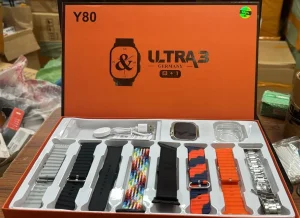 Y80 Ultra3 Smartwatch with 8 Strap
