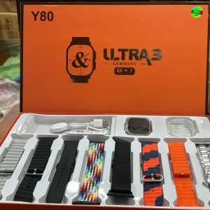 Y80 Ultra3 Smartwatch with 8 Strap